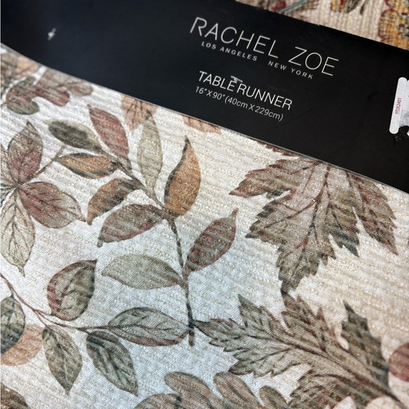 Rachel Zoe Other - Rachel Zoe Table Runner Leaf Print 16” x 90”